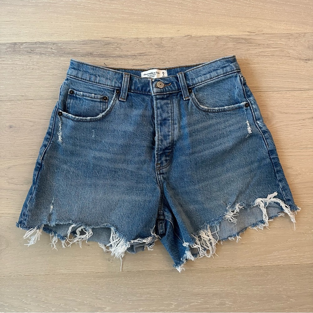 A&F Curve Love 28 High Rise Dad Short